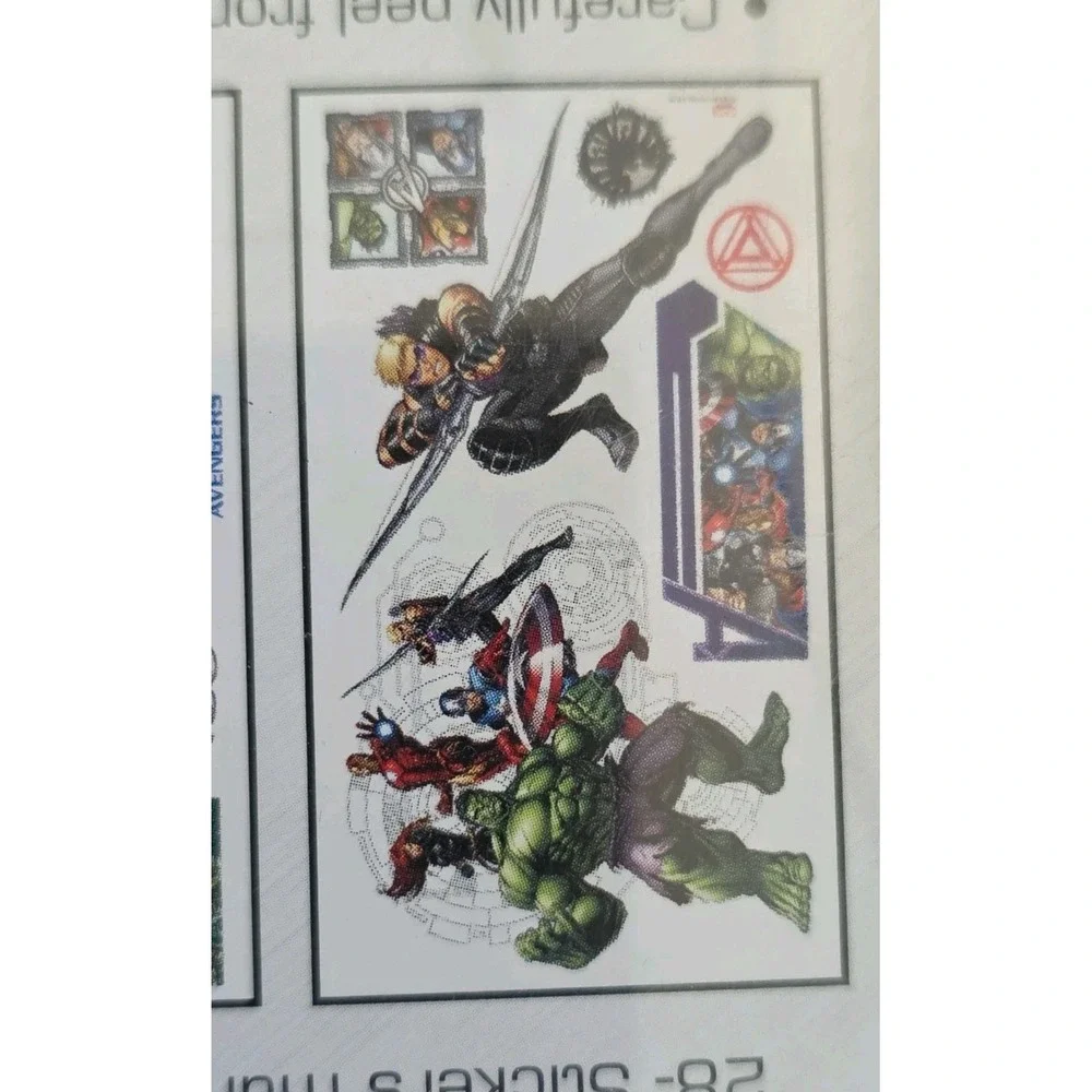 Marvel Comics Wall Decals Removable & Repositionable Made in USA